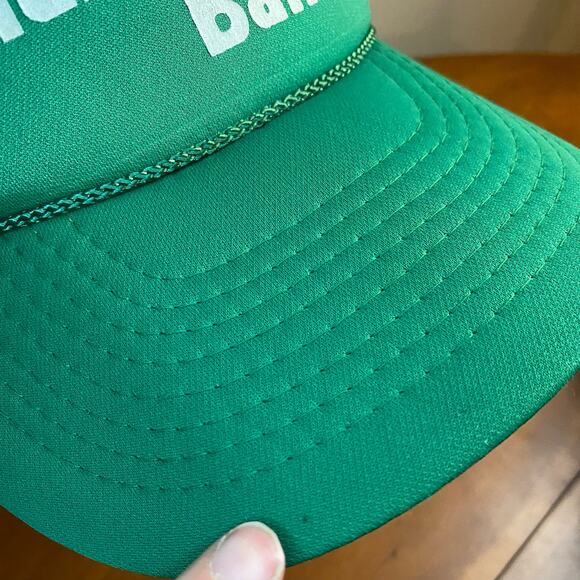 Huntington Banks VSport Vintage Green Trucker Hat Unisex Mens One Size - Picture 4 of 16